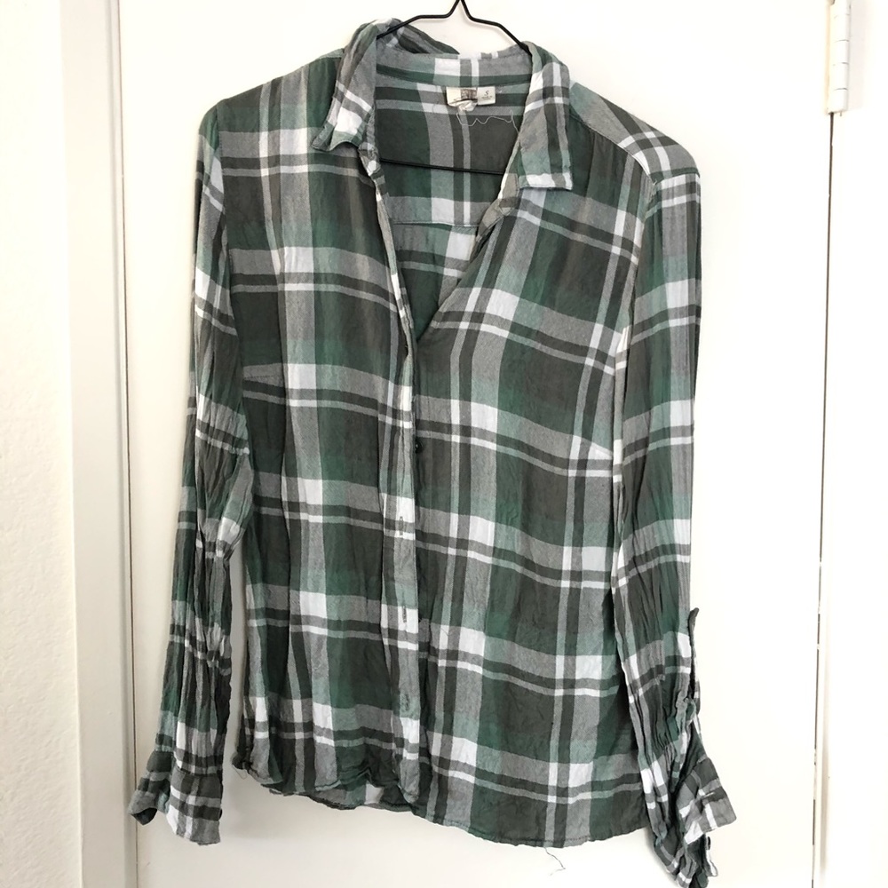 Green flannel